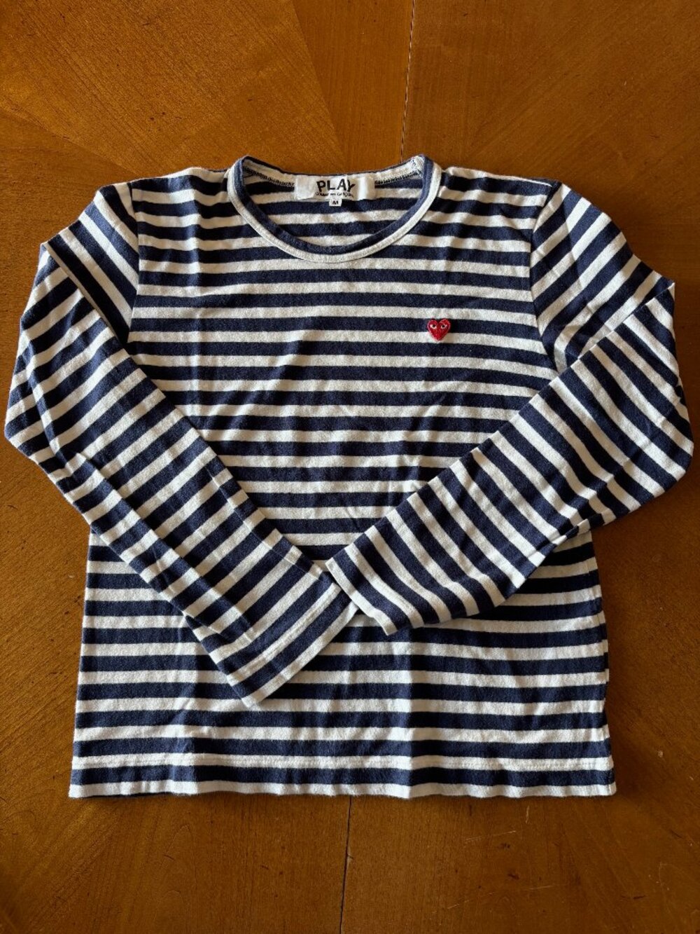 Comme des Garçons PLAY striped long sleeve t-shirt